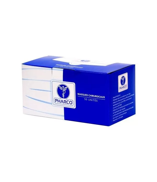 Masque Chirurgical Bleu Pharco